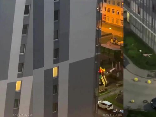 Drunk Russian Man Falls To His Death While Trying To Please His Girlfriend