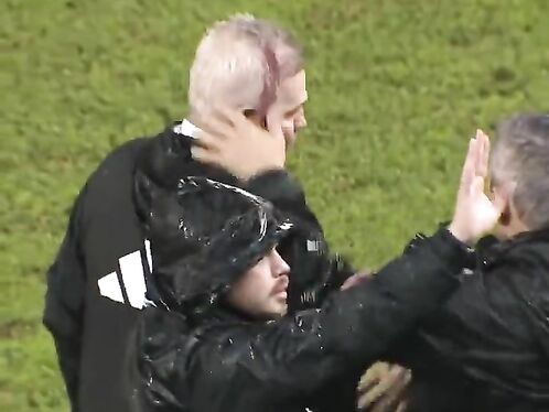 Mexican Football Coach Hit In The Head With Beer