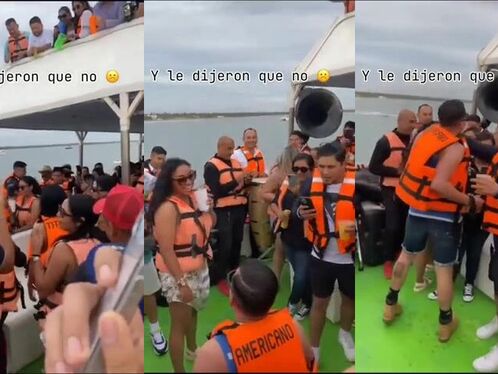 Man Proposes To Girlfriend In Front Of Boat While On Vacation