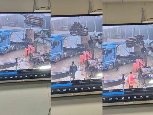 Chinese Worker Crushed To Death By Falling Pipeline