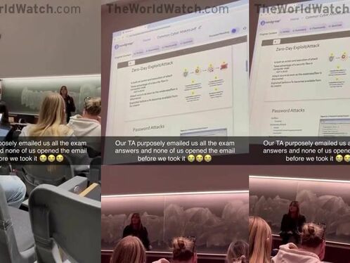 The Teacher Emails All Answers To The Students