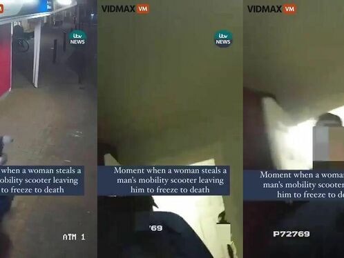 Woman Lets Old Man Take Her On Electric Bike