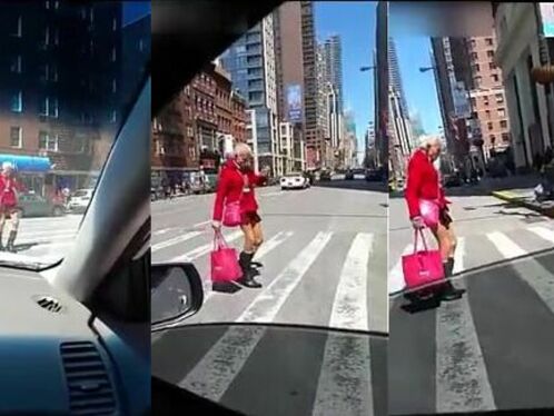 Funny Old Man In New York