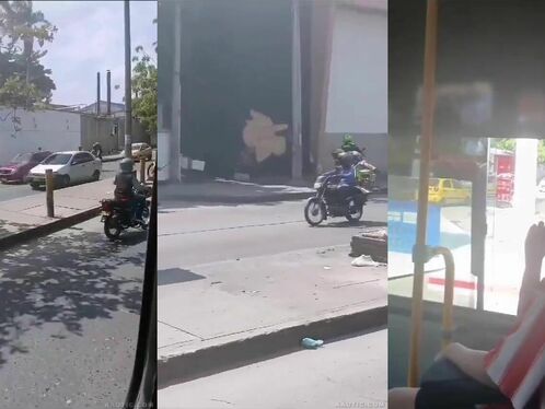 Colombian Thief Flees Police Pursuit