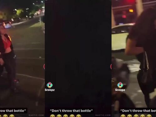 Knocked Down By A Bottle