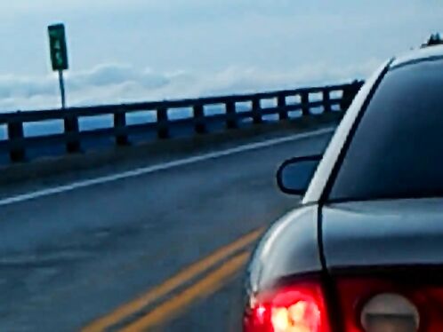 Bikers Draw Their Weapons