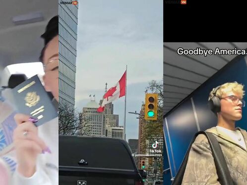 Liberal Idiot Films Himself Leaving Country