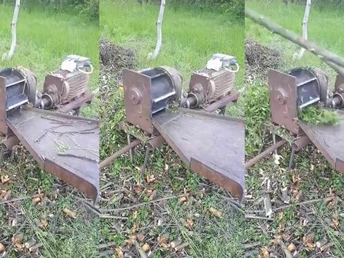 Homemade Garden Paper Shredder