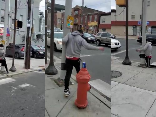 Man Falls In Love With A Pole