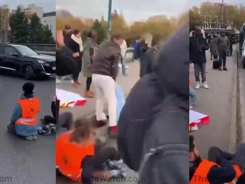 The Brief But Strong Big Man Effect Here With The Demonstrators