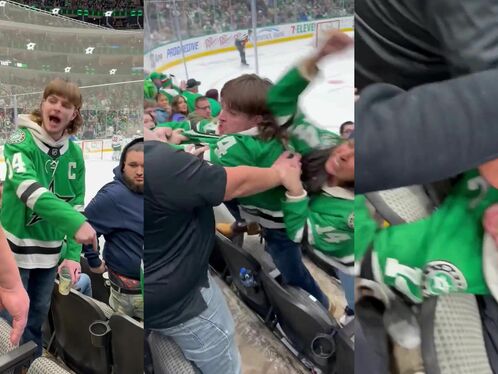 Loudmouth Destroyed In Hockey Game