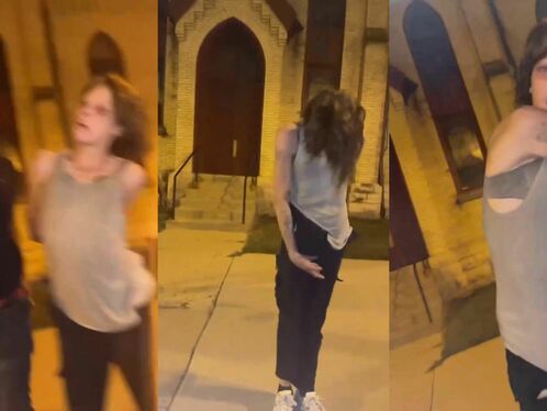 Black People Having Fun With Local White Drug Addicts