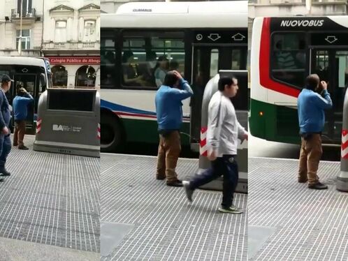 Man Pees On Street And Uses It To Wash His Hair