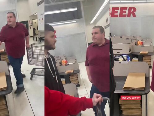 When The Fat Guy With Weird Eyes Gets Mad, This Guy Stays Calm