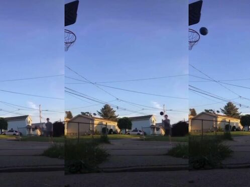 During This Stunt Shooting