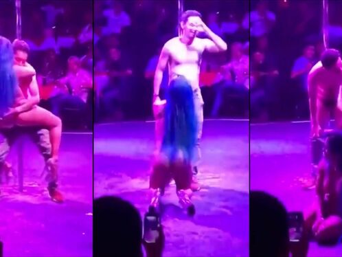 Stripper Humiliates Confident Man Who Dances With Her On Stage