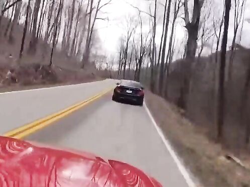 The Edge Of The Road Suddenly Appears