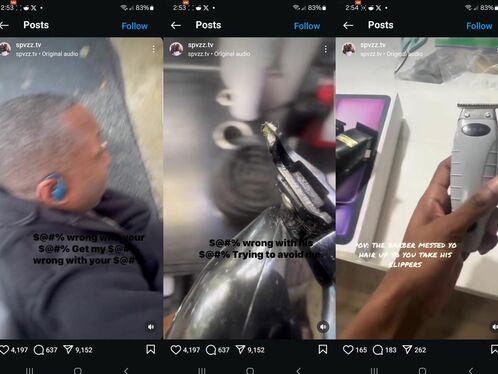 Idiot Beats Up Barber Because He Doesn't Like His Haircut