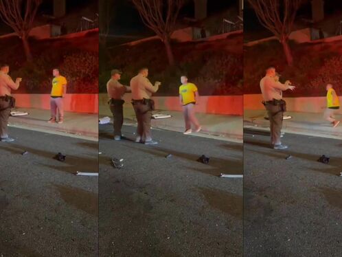 Angry Man Turns Into Concrete And Then Crashes Into Concrete