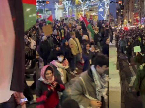 Pro-terrorist Thugs Take To The Streets Of Manhattan