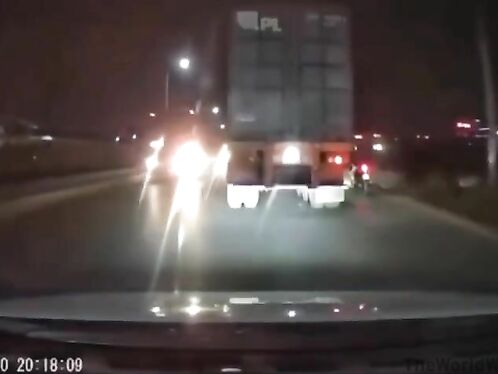 Motorcyclist Becomes Traffic Victim On Highway