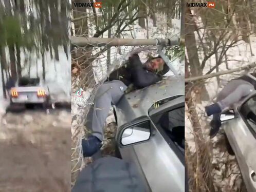 Thugs Hit A Man With His Bronco And Pin During Illegal Street Takeover