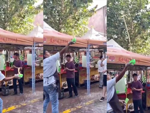 Pour Soup On Someone's Head