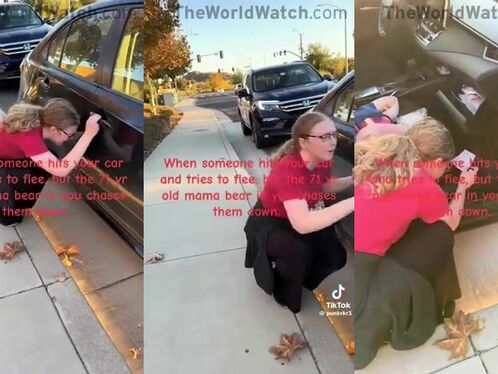 Tried To Hit And Run, But Was Caught By The Victim