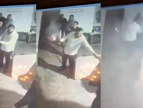 Elf Loses His Hand While Setting Off Fireworks