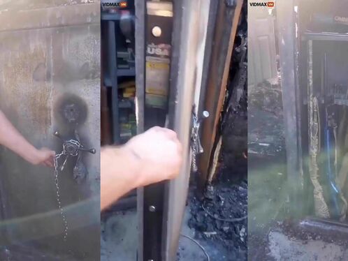 Dude's Safe Survived LA Fire, Here's What It Looked Like