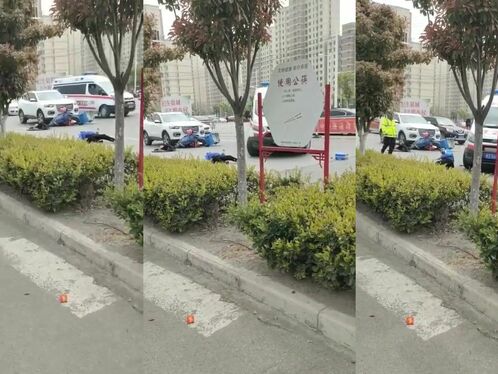 An Ambulance Arrives And Breaks The Leg Of An Injured Man