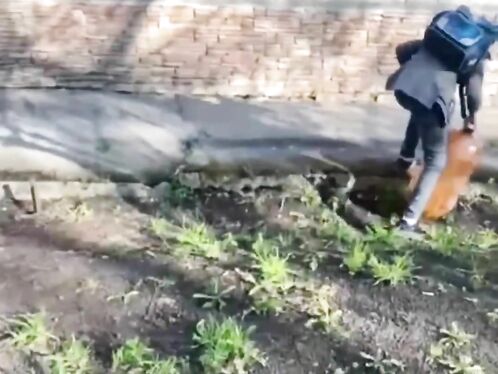 Hanging Out With A Beer Keg