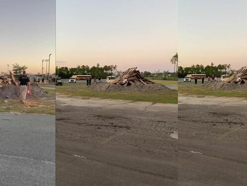 Man Starts Nuclear Fire And Walks Away