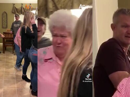 Right On Grandma's Ass