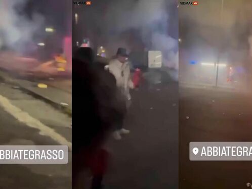 Watch As Depraved Immigrants Attack Firefighters With Fireworks