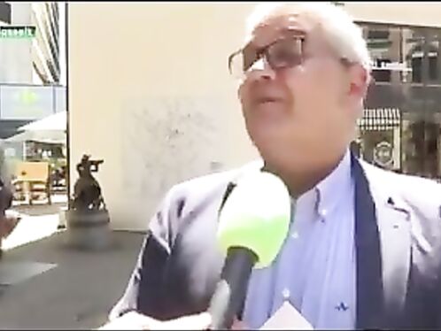 Drunk Man Disrupts Job Interview