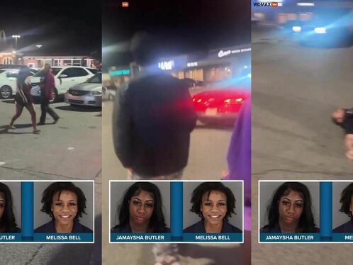 Drunk Woman Tries To Evade Arrest And Drives Away With Police