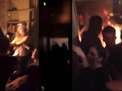 At The Christmas Party