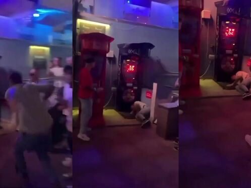 Drunk Idiot Trying To Headbutt