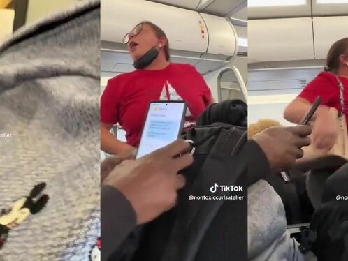 Woman Threatens To Urinate On Plane