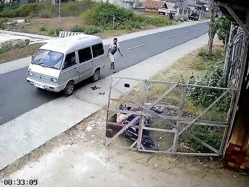 Bicyclist Dies After Crashing Into Parked Minivan