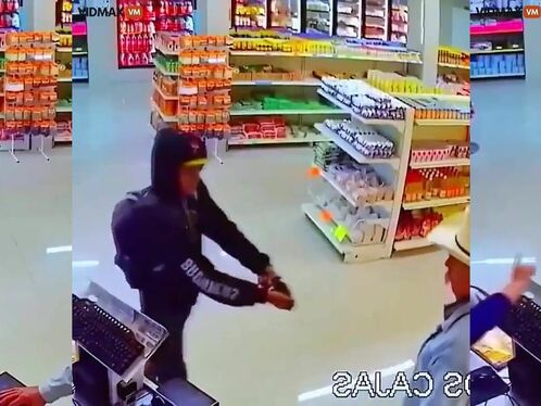 The Moment When The Old Cowboy's Glasses Fell Off