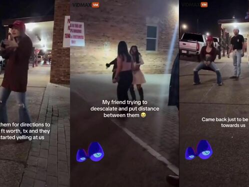 Drunk Tow Truck Scumbag Karen Attacks Woman And Asks For Directions