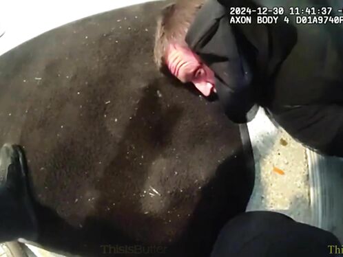 Man Tries To Attack Police Officer With Needle And Spits On Him