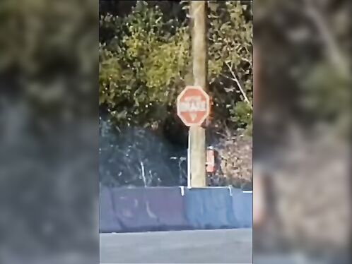 Dude Thought He Was Safe Behind The Barriers At A Car Race