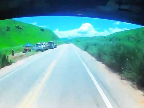 Fasten Your Seatbelts, This Is A Brutal Truck Cam