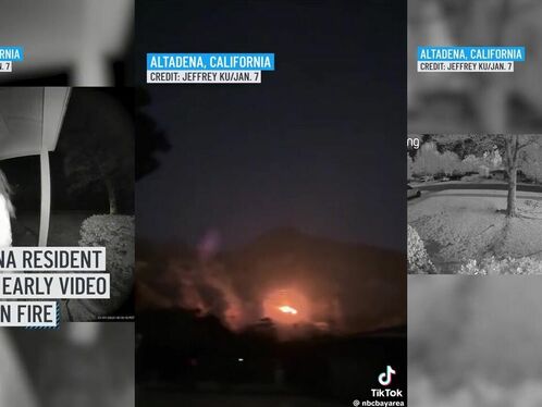 The Beginning Of A Wildfire In California