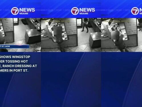 Video Shows Port St. Lucie Wingstop Manager Covered In Hot Oil