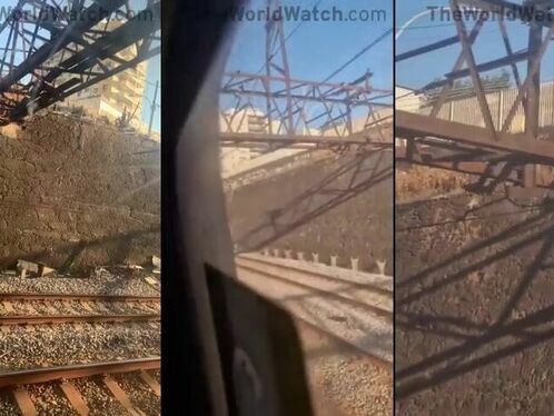 A Short Video Of A Man Trying To Steal Copper Wire