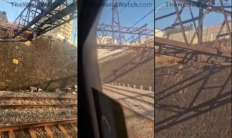 A Short Video Of A Man Trying To Steal Copper Wire